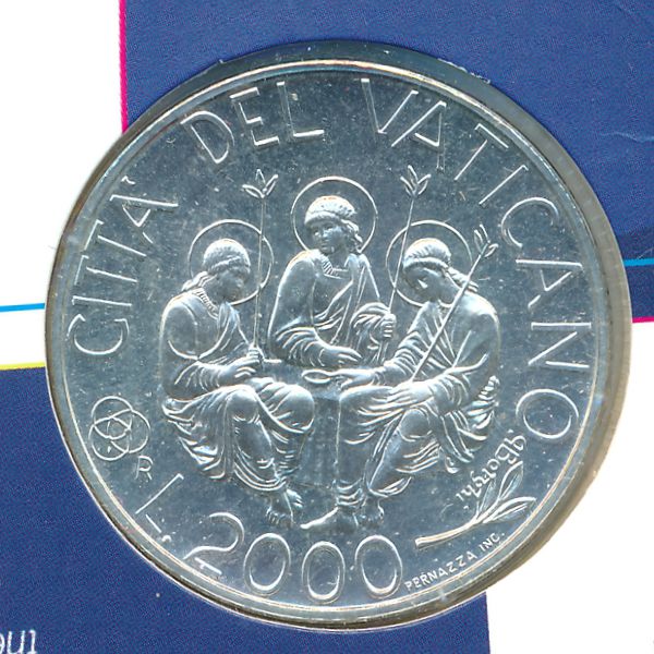 Ватикан, 2000 лир (2000 г.)