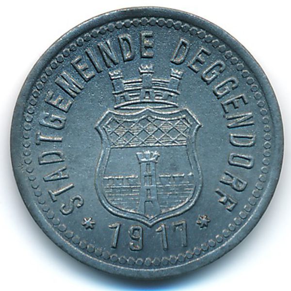 Деггендорф., 10 пфеннигов (1917 г.)
