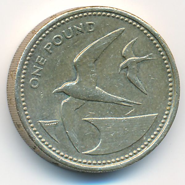 Остров Святой Елены и острова Вознесения, 1 фунт (2006 г.)