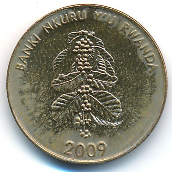 Руанда, 5 франков (2009 г.)
