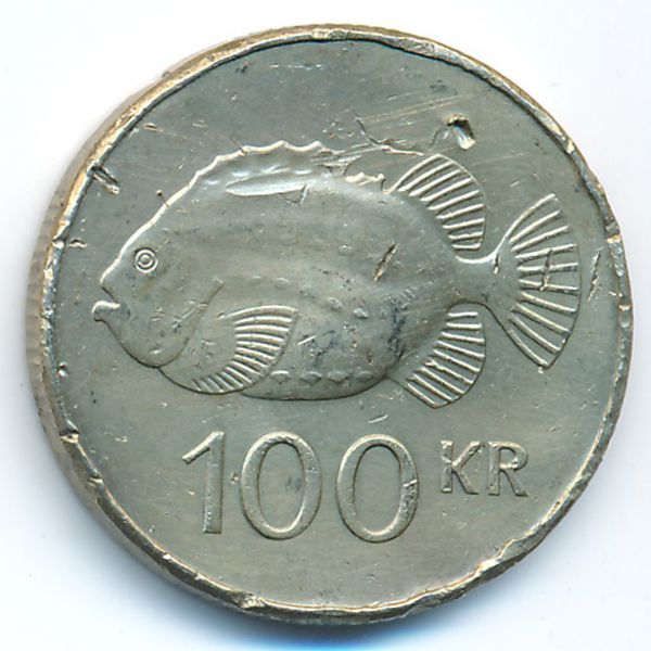 Исландия, 100 крон (2011 г.)