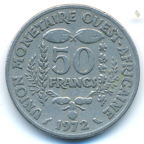 Западная Африка, 50 франков (1972 г.)