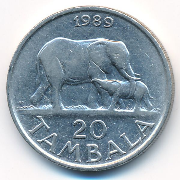 Малави, 20 тамбала (1989 г.)