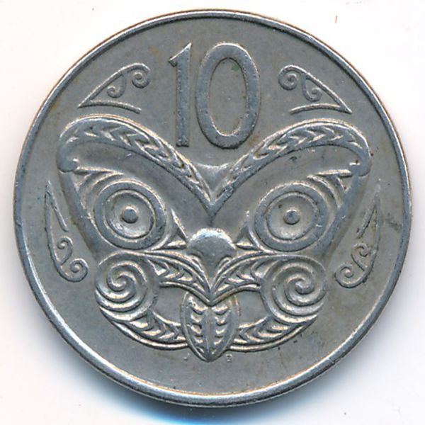 Новая Зеландия, 10 центов (1970 г.)