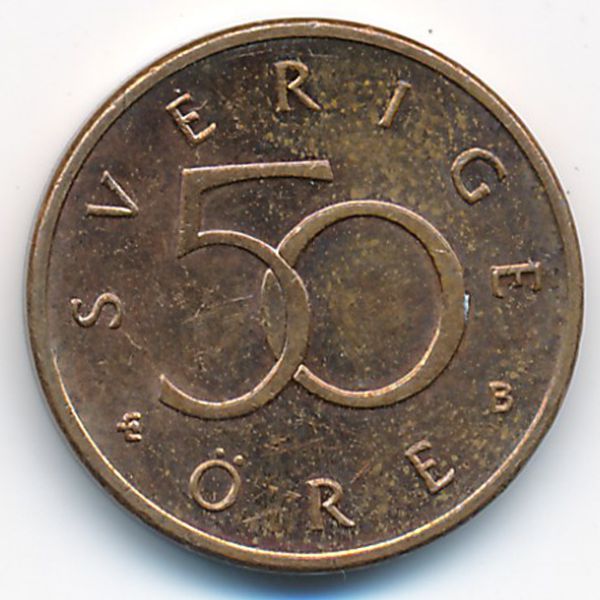 Швеция, 50 эре (2001 г.)
