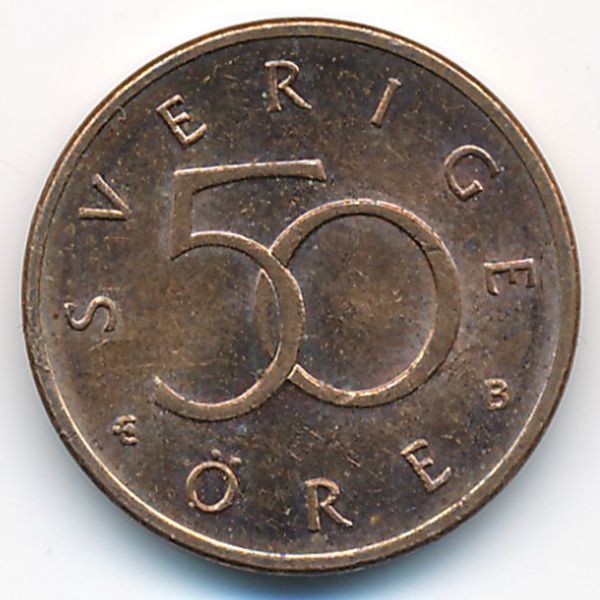 Швеция, 50 эре (2001 г.)