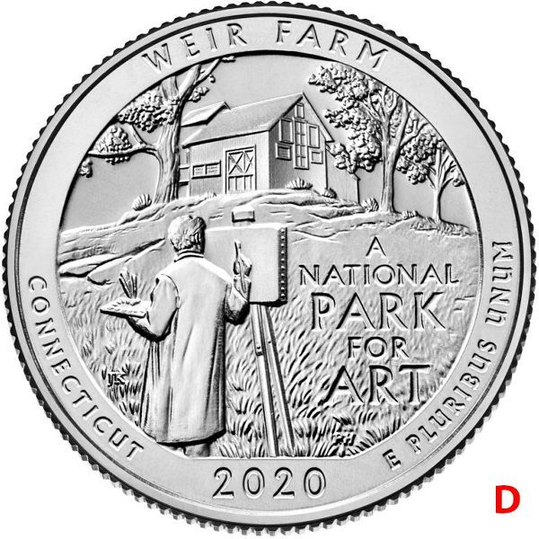 США, 1/4 доллара (2020 г.)