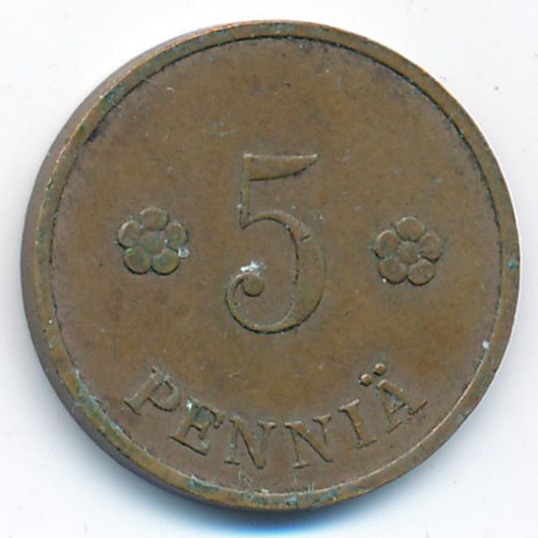 Финляндия, 5 пенни (1934 г.)
