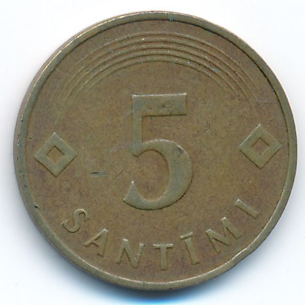 Латвия, 5 сантим (1992 г.)