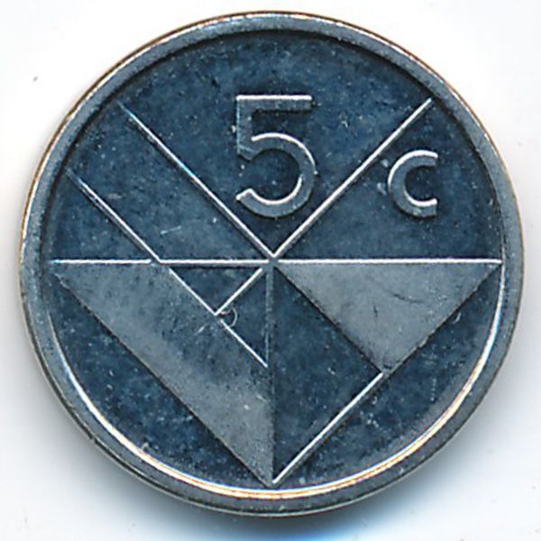 Аруба, 5 центов (2008 г.)