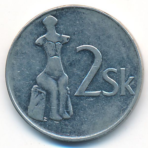 Словакия, 2 кроны (1993 г.)