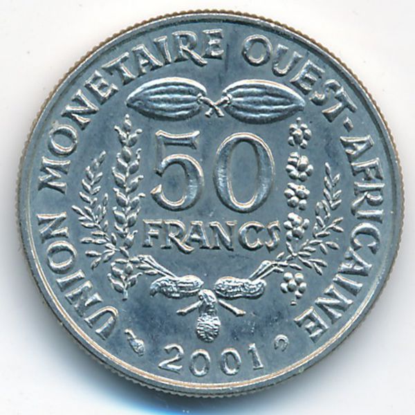 Западная Африка, 50 франков (2001 г.)