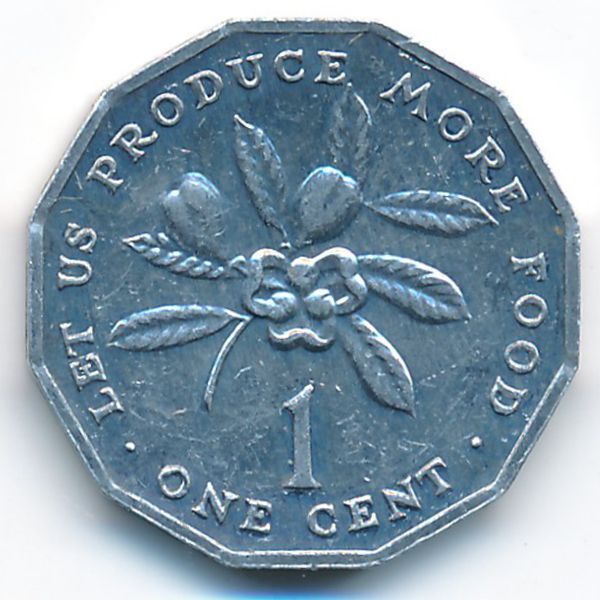 Ямайка, 1 цент (1975 г.)