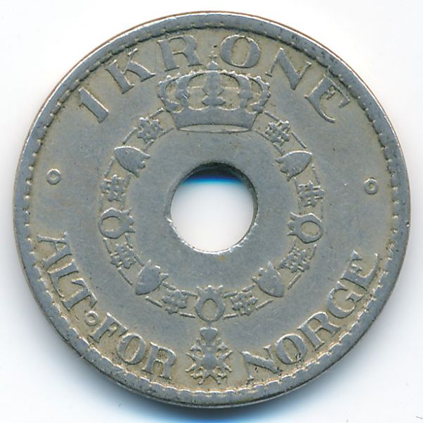 Норвегия, 1 крона (1925 г.)