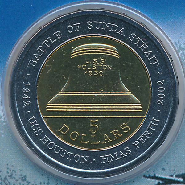 Австралия, 5 долларов (2002 г.)