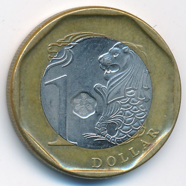 Сингапур, 1 доллар (2015 г.)