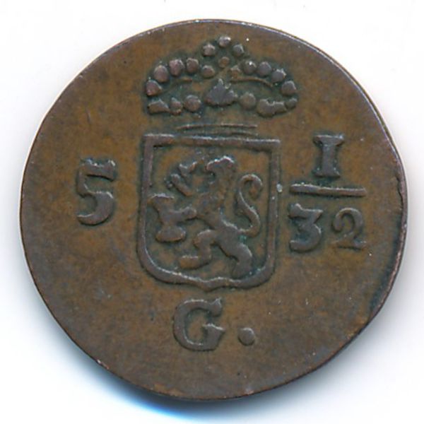 Нидерландская Индия, 1/2 дуита (1808 г.)