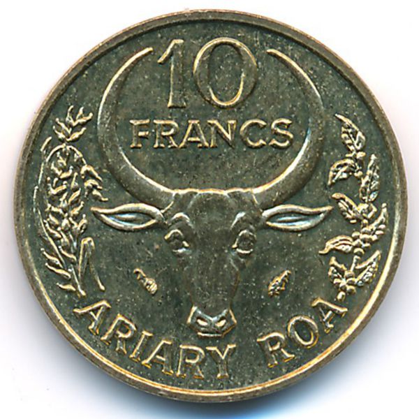 Мадагаскар, 10 франков (1984 г.)