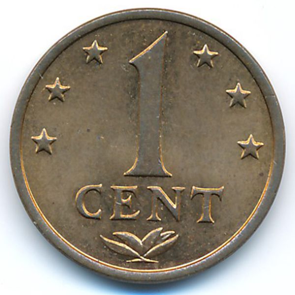 Антильские острова, 1 цент (1977 г.)