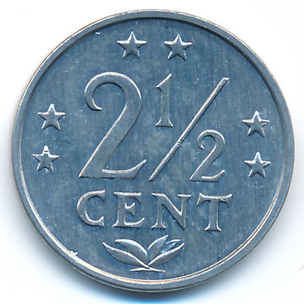 Антильские острова, 2 1/2 цента (1985 г.)