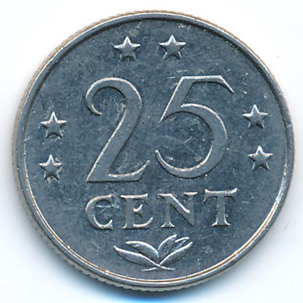Антильские острова, 25 центов (1978 г.)