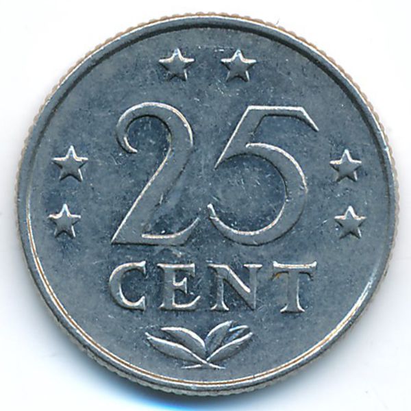 Антильские острова, 25 центов (1978 г.)