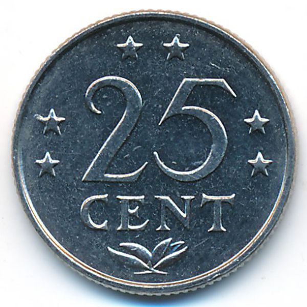 Антильские острова, 25 центов (1979 г.)