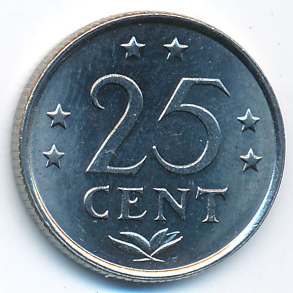 Антильские острова, 25 центов (1981 г.)
