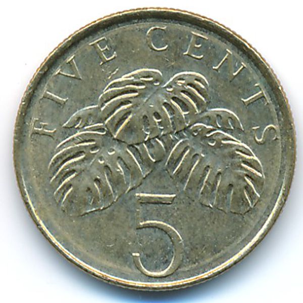 Сингапур, 5 центов (1997 г.)