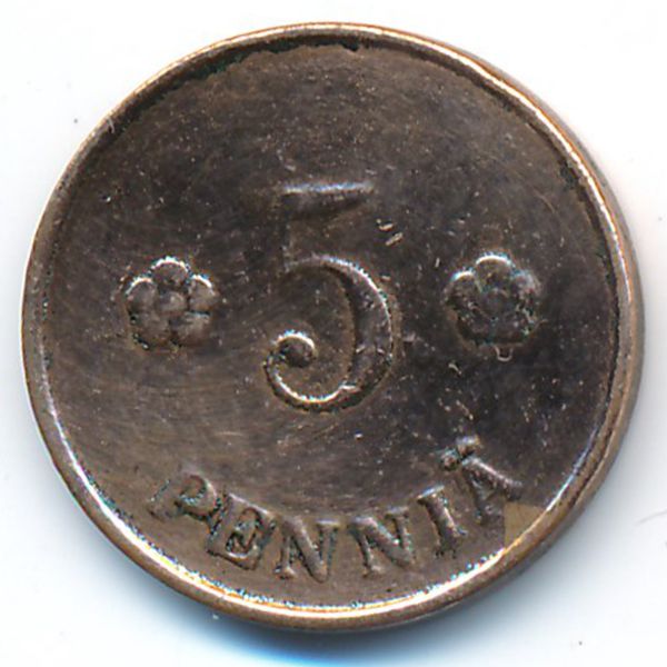 Финляндия, 5 пенни (1921 г.)