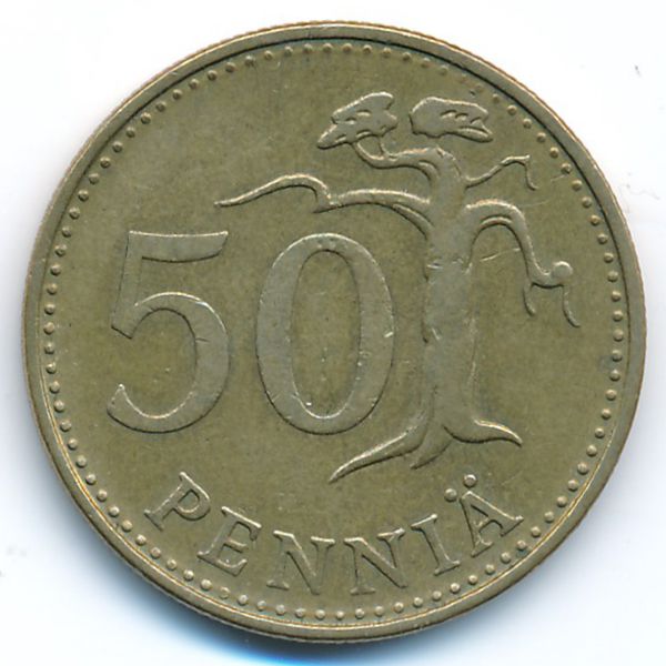 Финляндия, 50 пенни (1971 г.)