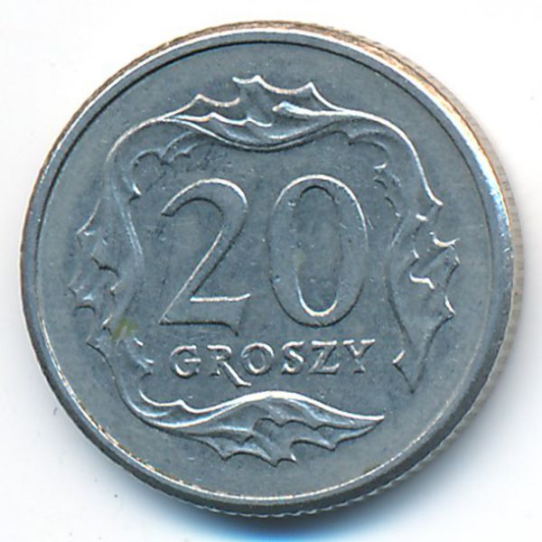 Польша, 20 грошей (1997 г.)