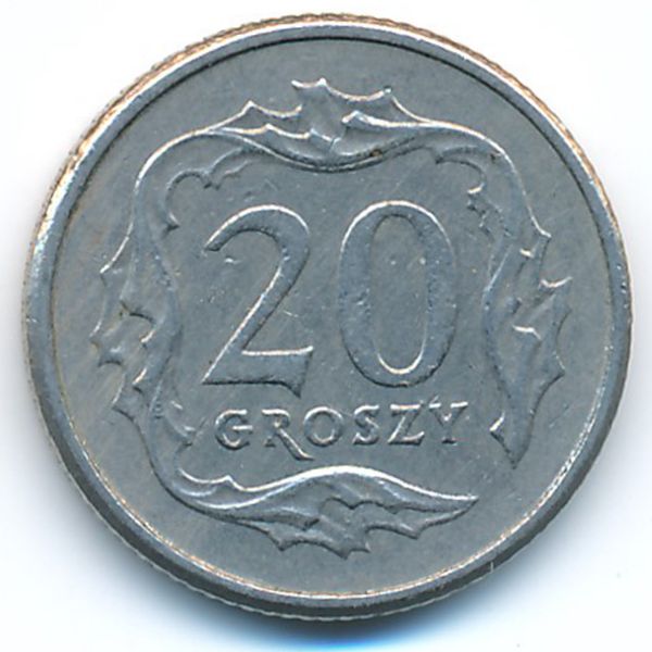 Польша, 20 грошей (1998 г.)