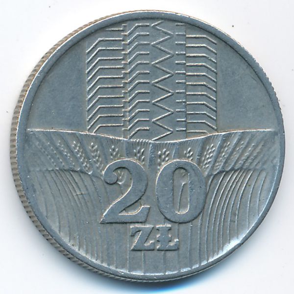 Польша, 20 злотых (1976 г.)