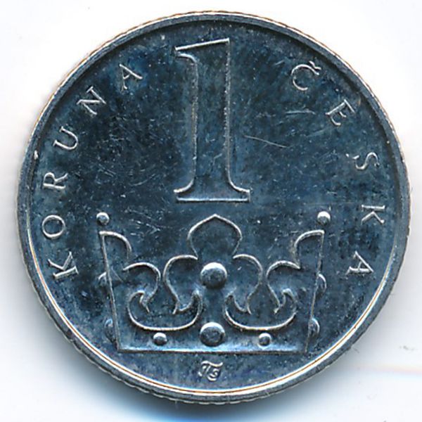 Чехия, 1 крона (2009 г.)