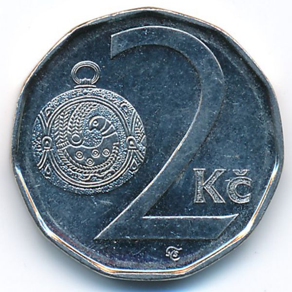 Чехия, 2 кроны (2002 г.)