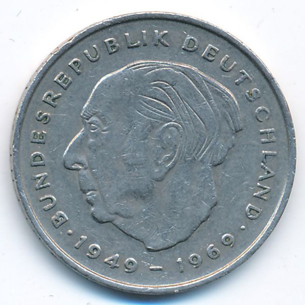 ФРГ, 2 марки (1972 г.)