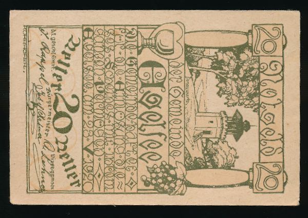 Нотгельды Австрии, 20 геллеров