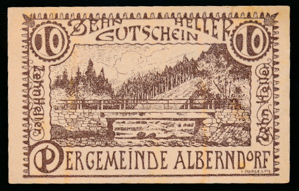 Нотгельды Австрии, 10 геллеров