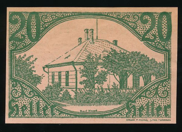 Нотгельды Австрии, 20 геллеров