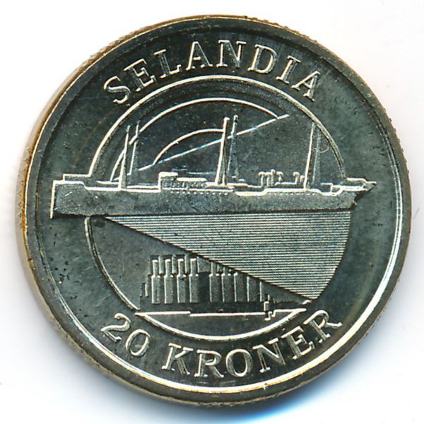 Дания, 20 крон (2008 г.)