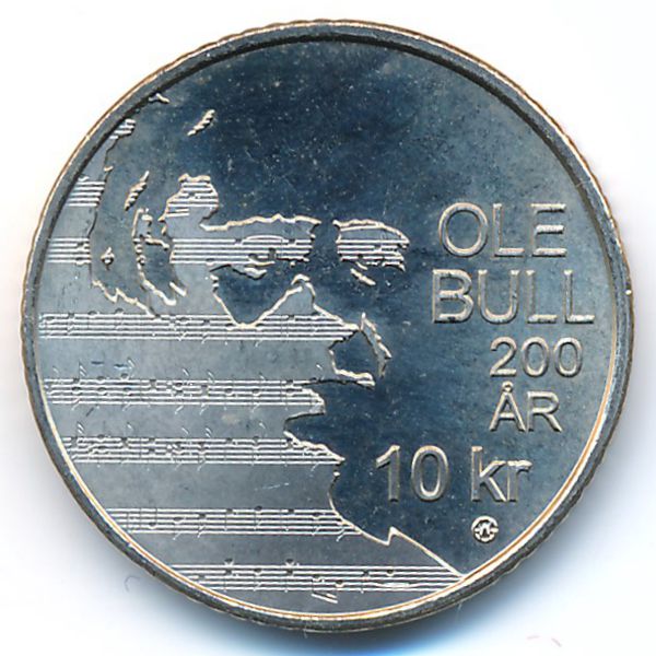 Норвегия, 10 крон (2010 г.)