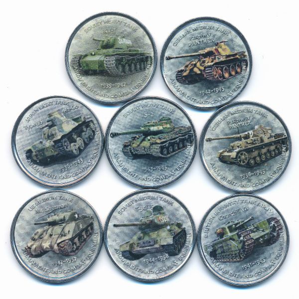 Зимбабве., Набор монет (2017 г.)