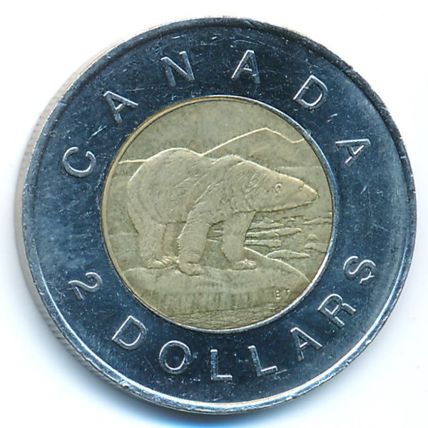 Канада, 2 доллара (1996 г.)