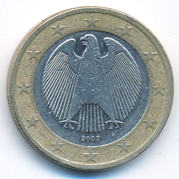 Германия, 1 евро (2002 г.)