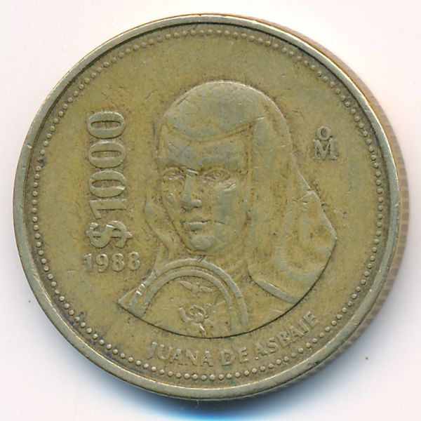 Мексика, 1000 песо (1988 г.)