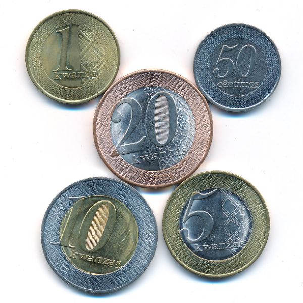 Ангола, Набор монет (2012 г.)