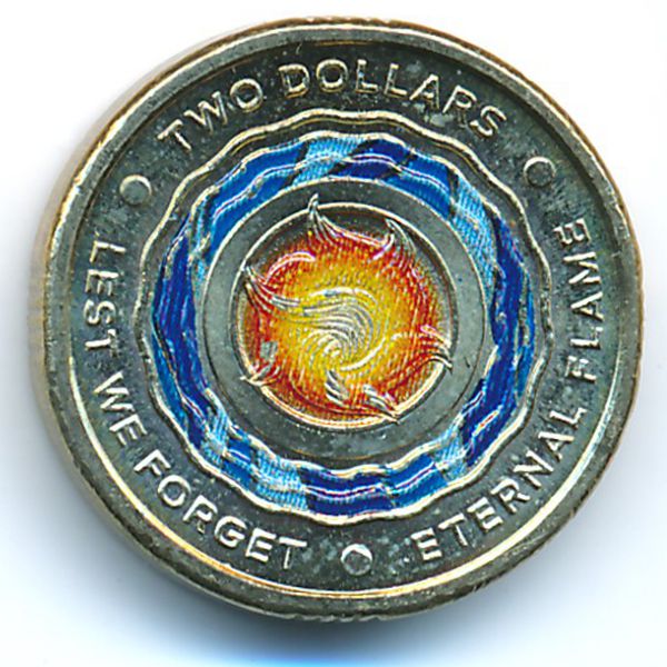 Австралия, 2 доллара (2018 г.)