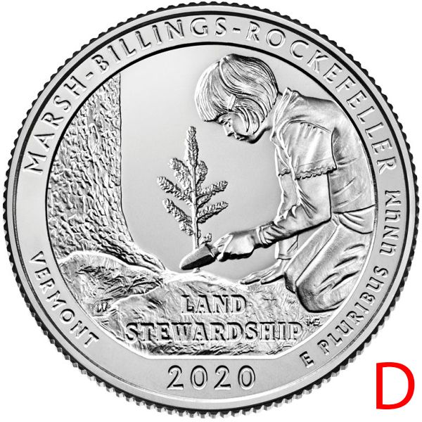 США, 1/4 доллара (2020 г.)