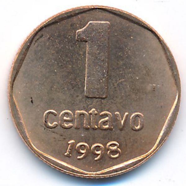 Аргентина, 1 сентаво (1998 г.)